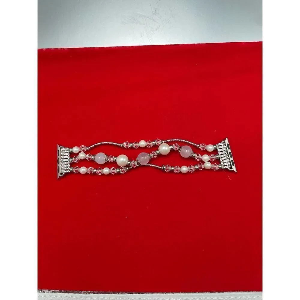 Beaded Watch Band Compatible with Apple / 38mm 40mm 41mm Smart Watch